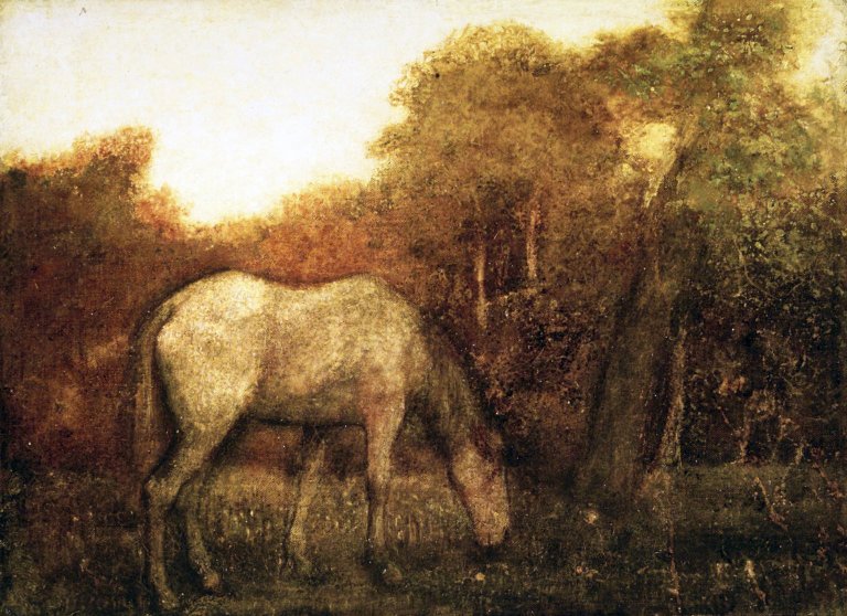 Albert Pinkham Ryder Grazing Horse